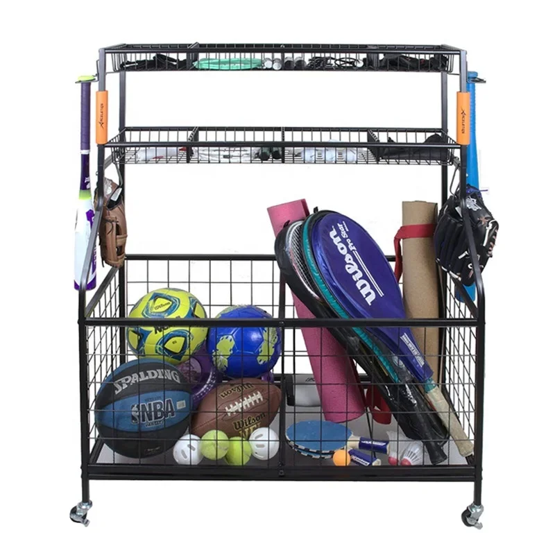 Sports Equipment Organizer Rack - Organizzatore per Attrezzature Sportive da Garage