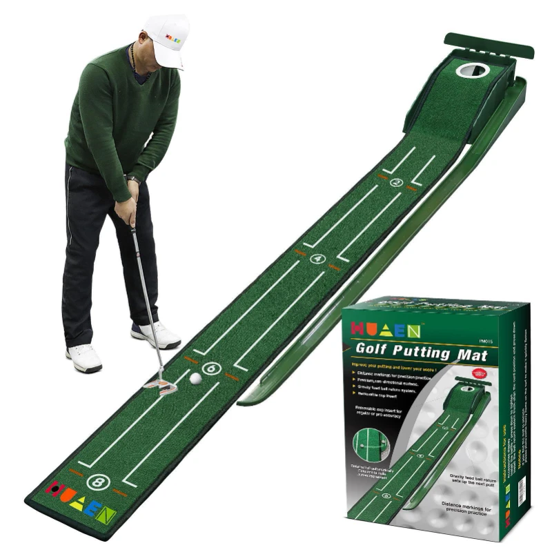 Golf Putting Mat - Mini tappetino da golf verde Putter
