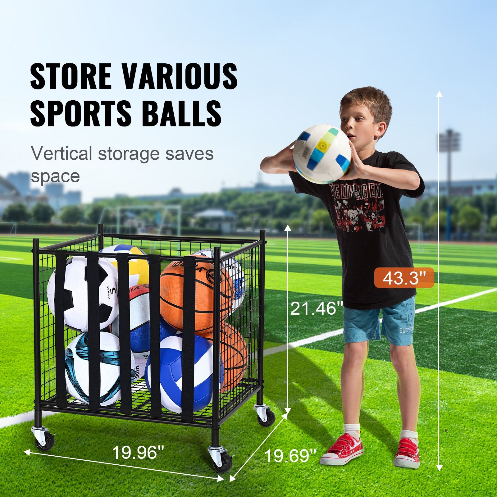 Carrello Porta Palloni Sportiv - Sports Equipment Organizer Rack recensione e prezzo