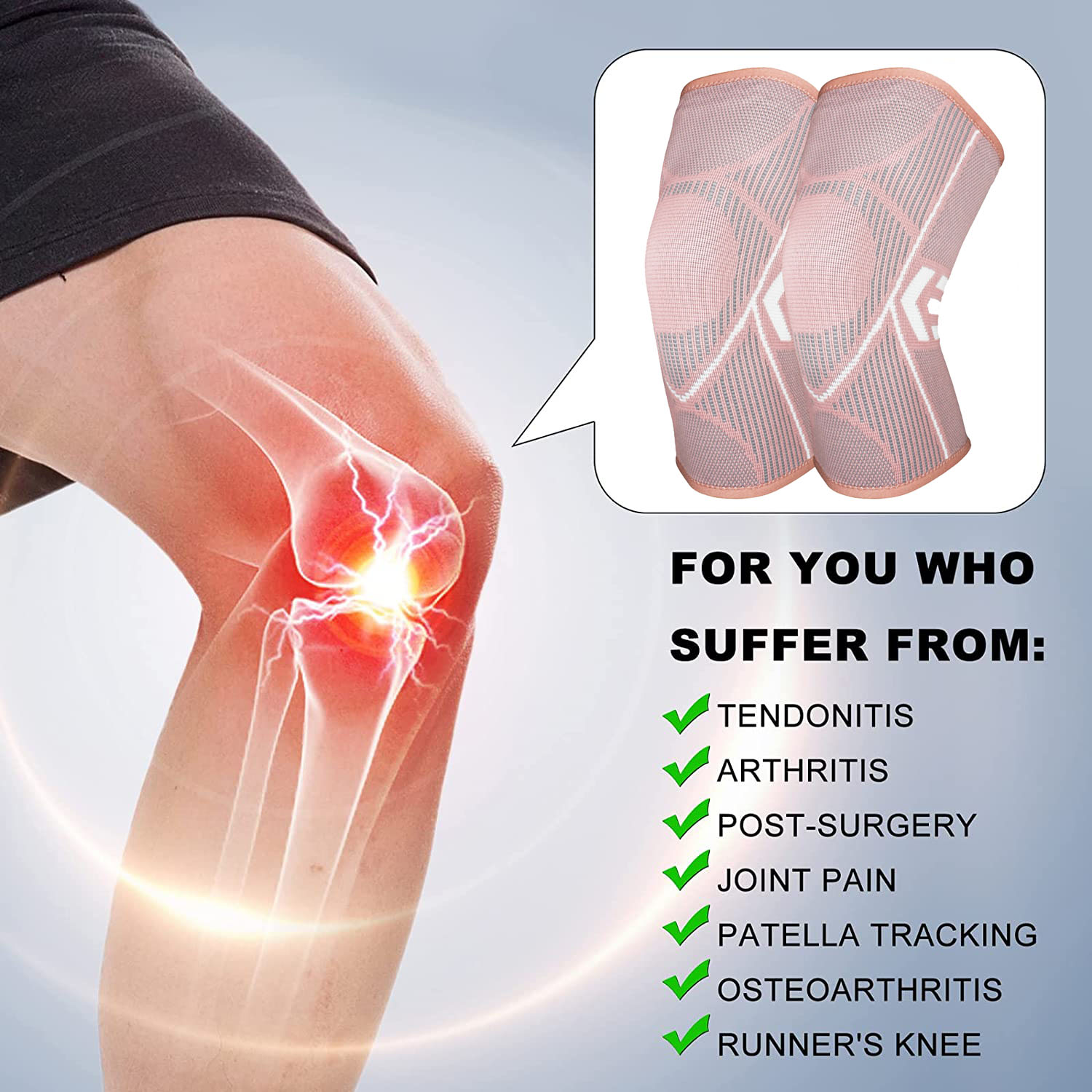 AOLIKES nuove ginocchiere supp - Volleyball Knee Pad recensione e prezzo