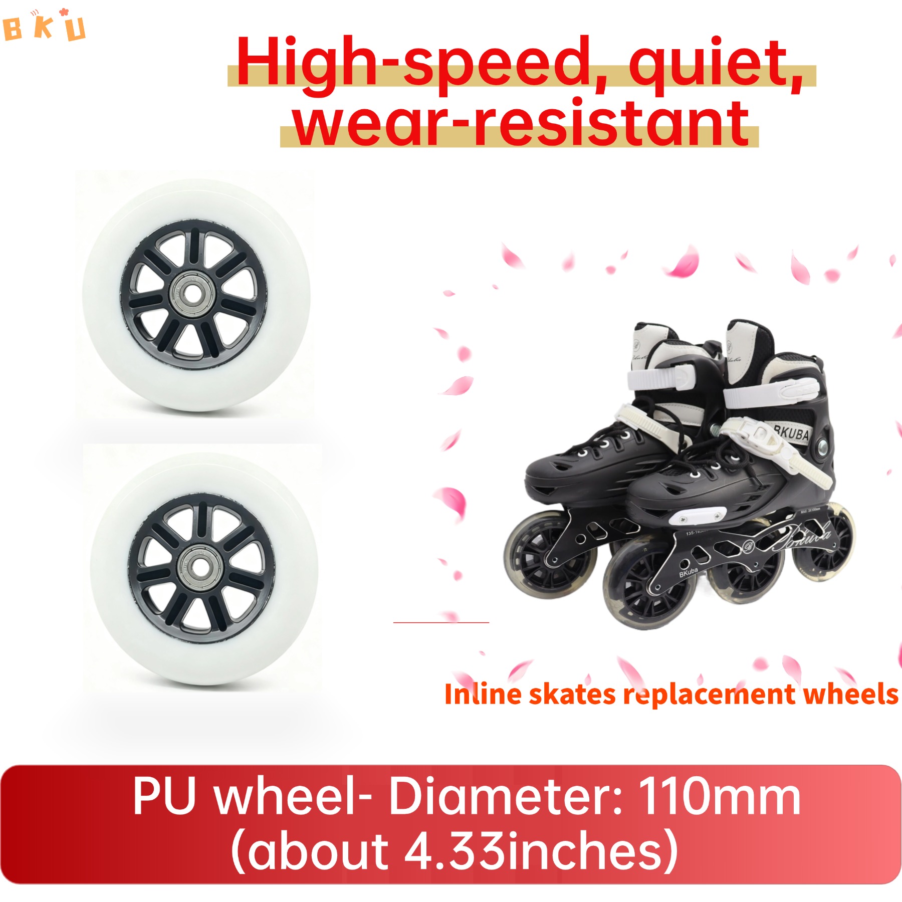 Ruote di ricambio da 2 pezzi,  - Roller Skate Inline recensione e prezzo