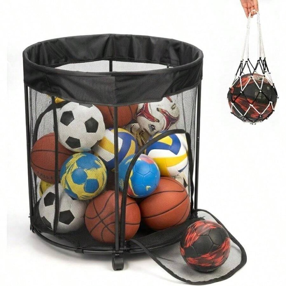 Carrello Portapalloni da 51,36 - Sports Equipment Cart On Wheels recensione e prezzo