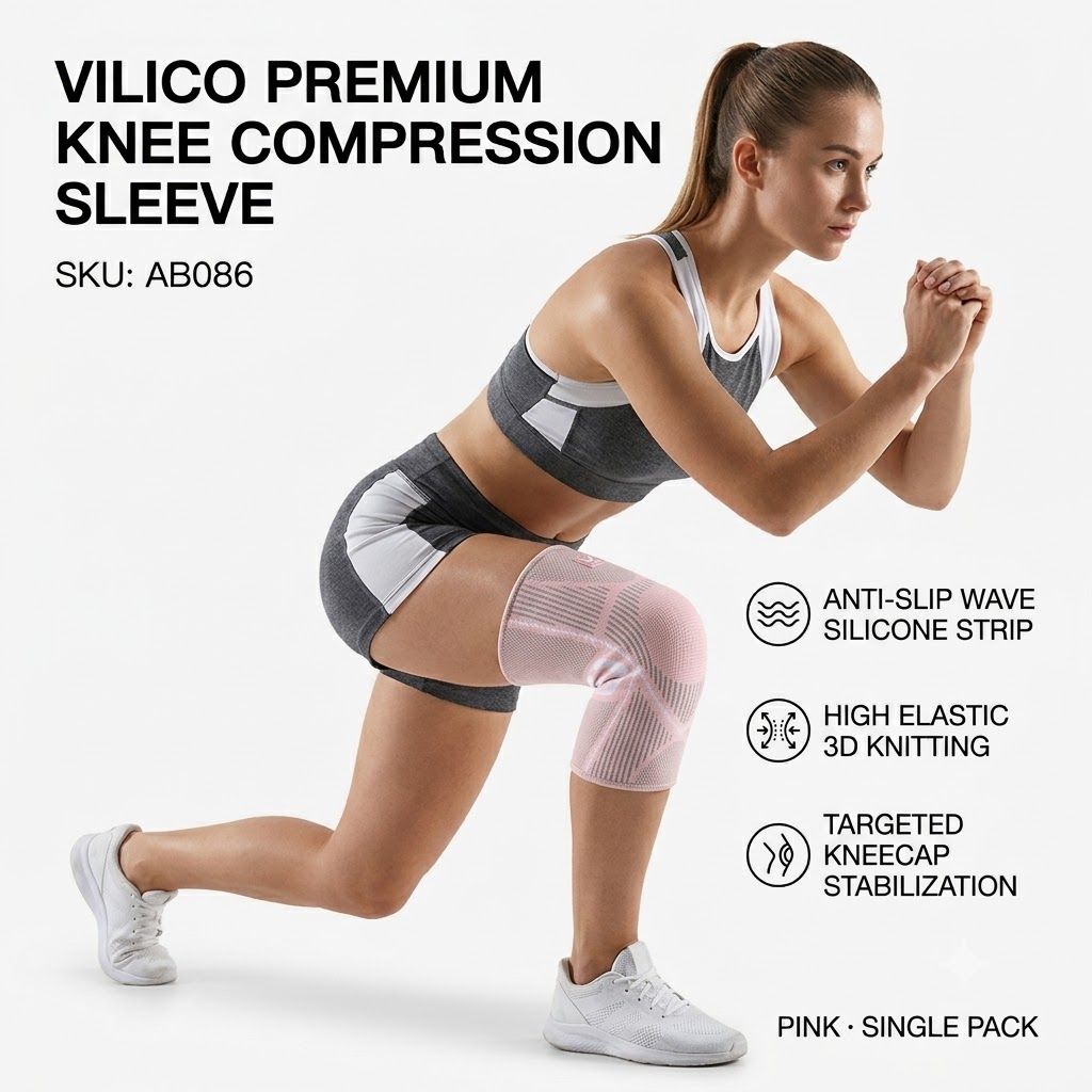 1 Pezzo Ginocchiera a Compress - Volleyball Knee Pad recensione e prezzo